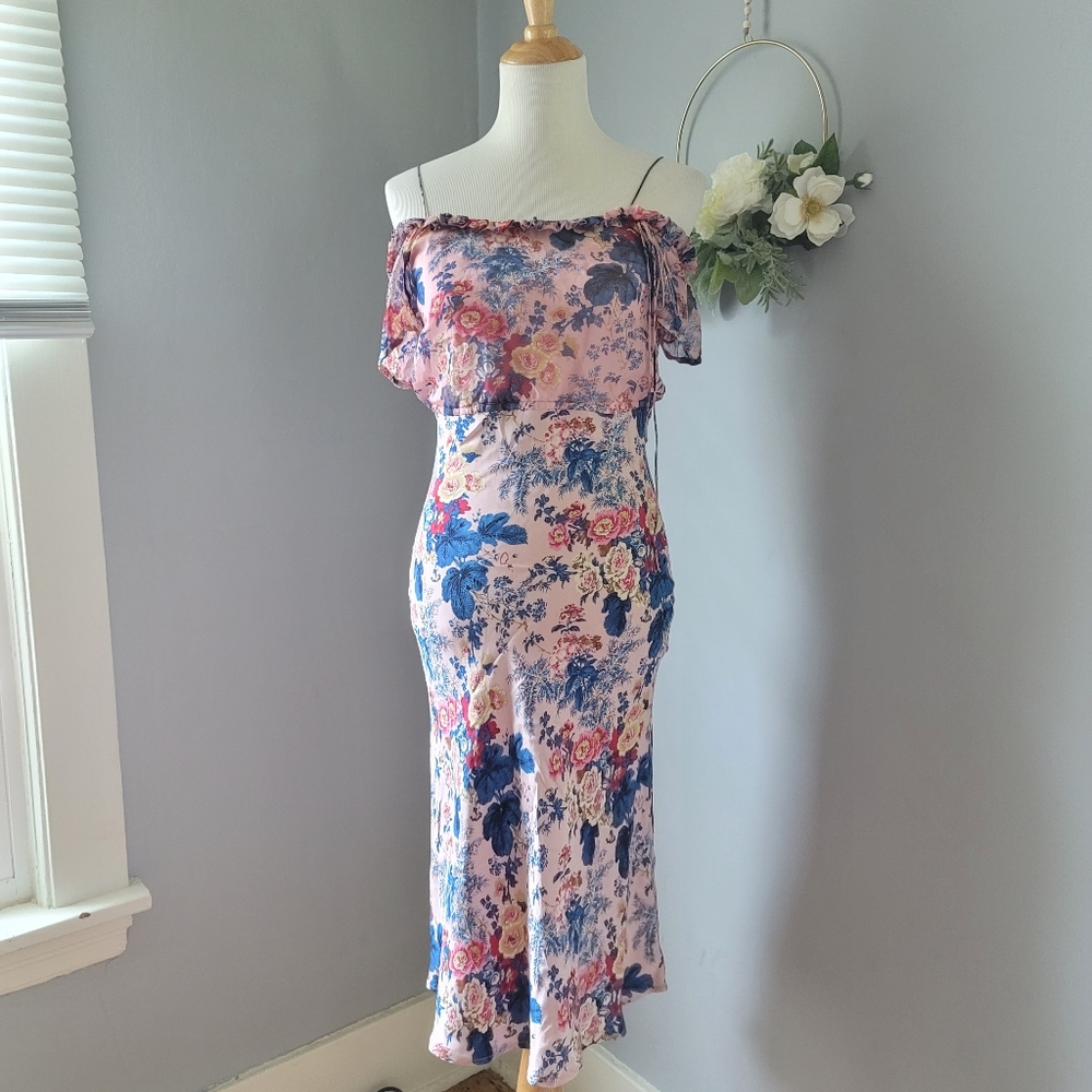 Plenty by Tracy Reese Floral Silk Dress Size 4
